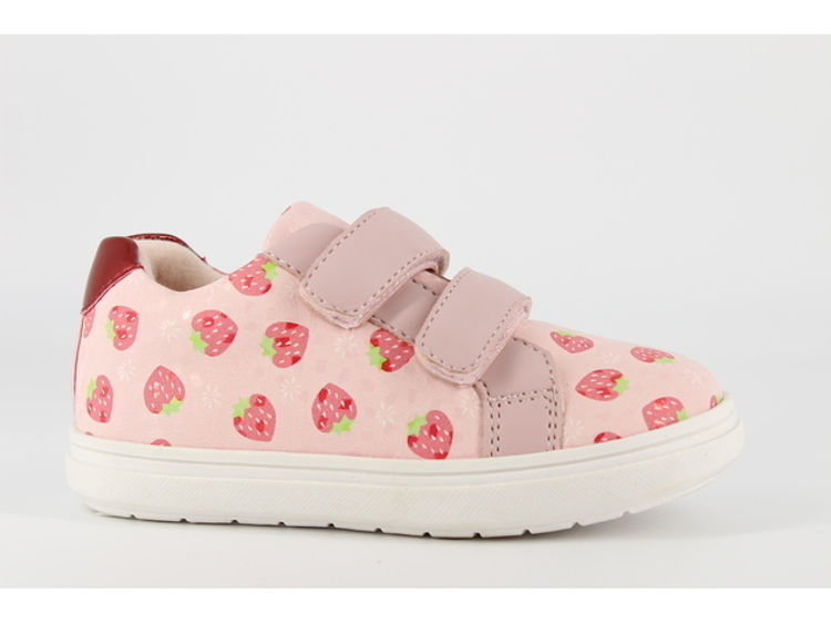 Picture of B312840-GIRLS PINK RUNNERS/SLIPPERS WITH STRAWBERRIES 21-26